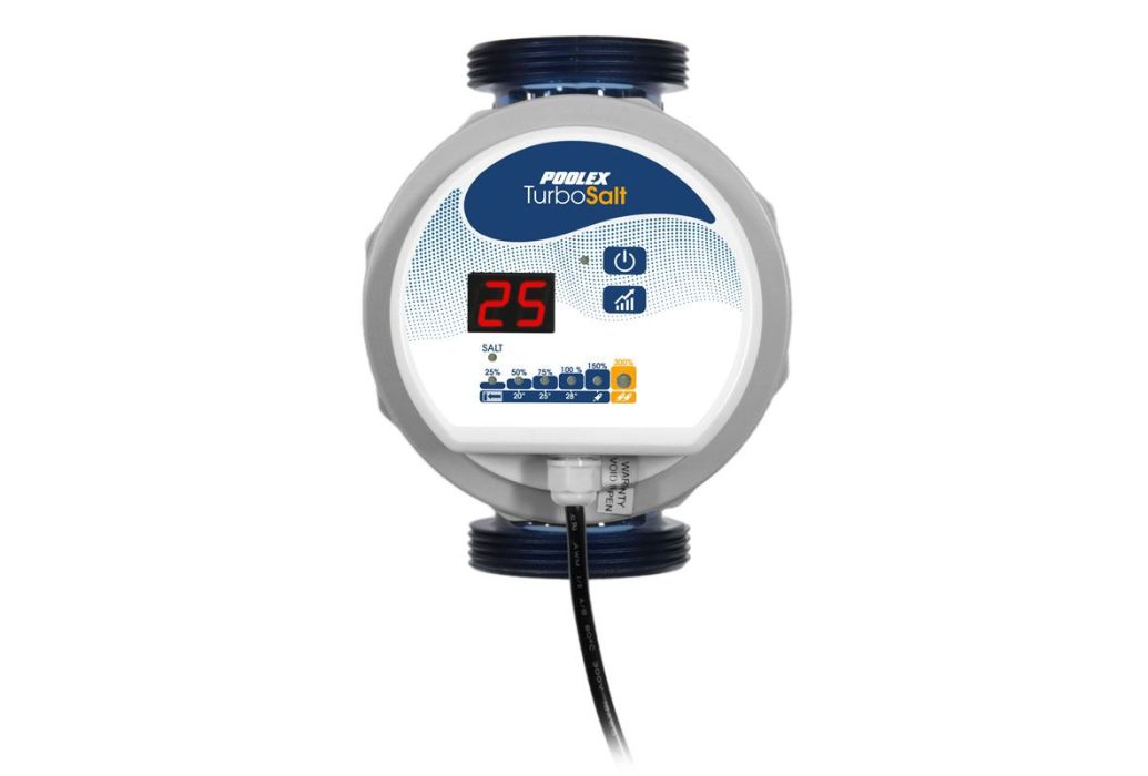 Poolex Turbo Salt zoutelektrolyse 4 gr/u (zwembaden tot 20 m³) display