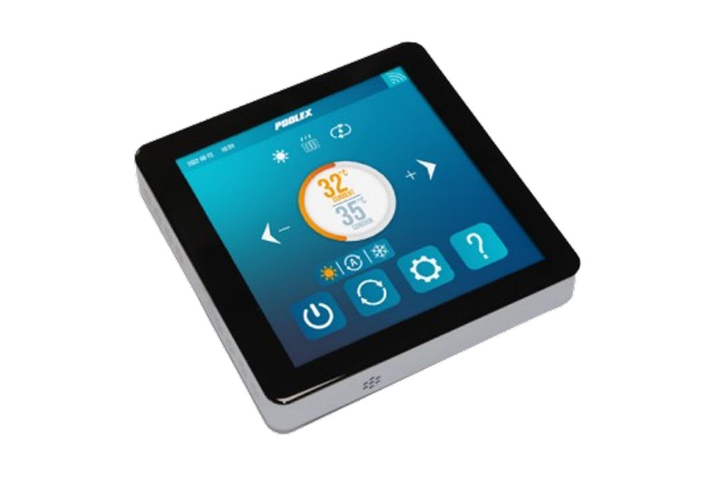 Poolex IceSpa inverter warmtepomp voor spa 5 kW display