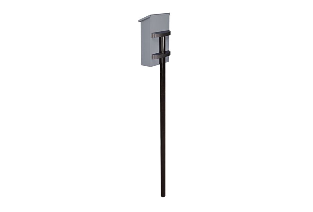 Practo Garden brievenbuspaal zwart 150 cm bevestigd