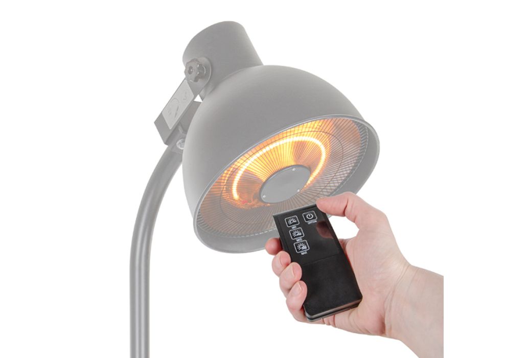 Practo Garden Helios terrasverwarmer staand afstandsbediening