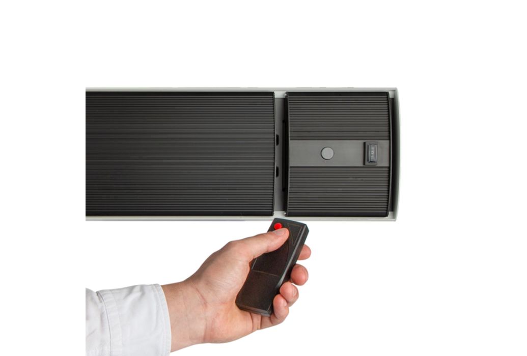Practo Garden Hermes terrasverwarmer hangend afstandsbediening