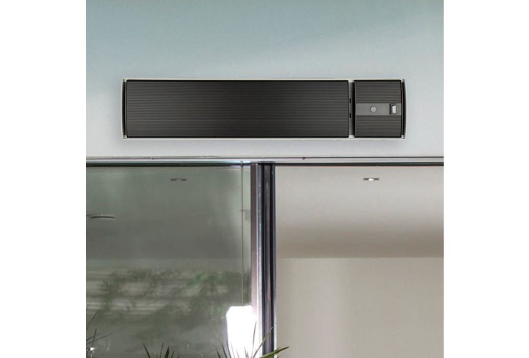 Practo Garden Hermes terrasverwarmer hangend binnen ingezoomd