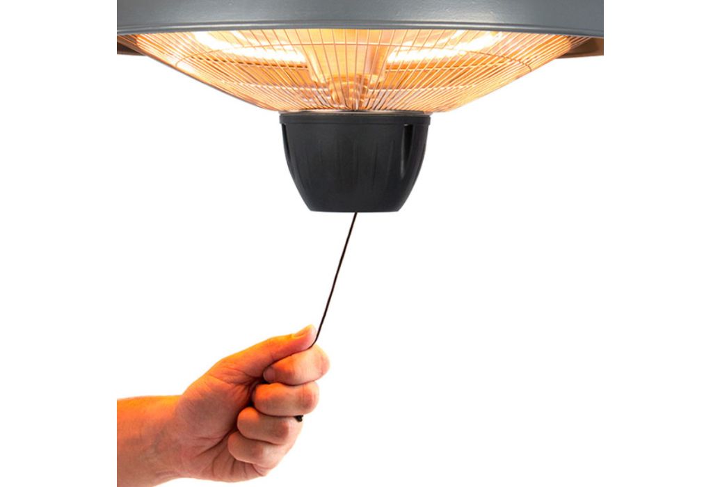 Practo Garden Kratos terrasverwarmer hangend trekkoord