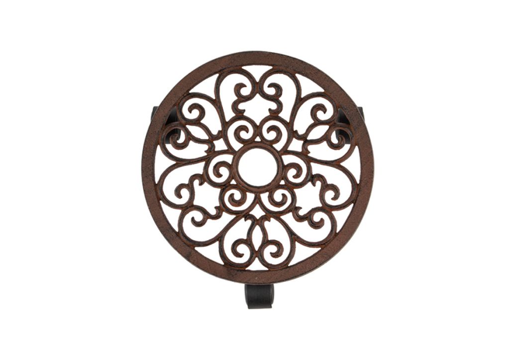 Practo Garden plantenroller Gietijzer rond Ø 30 cm bovenkant