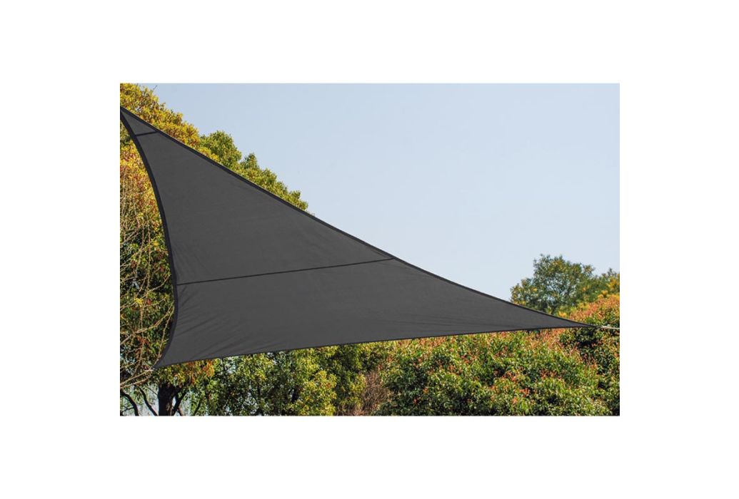 Practo Garden schaduwzeil driehoek donkergrijs 360 x 360 x 360 cm buiten