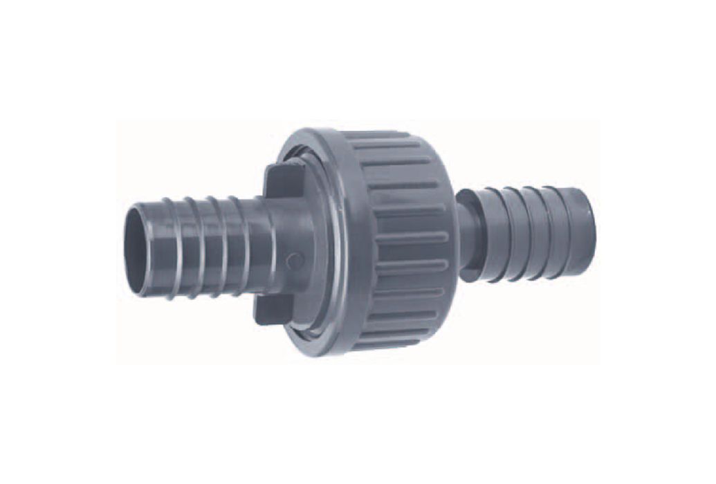 PVC terugslagklep met tule 17 mm