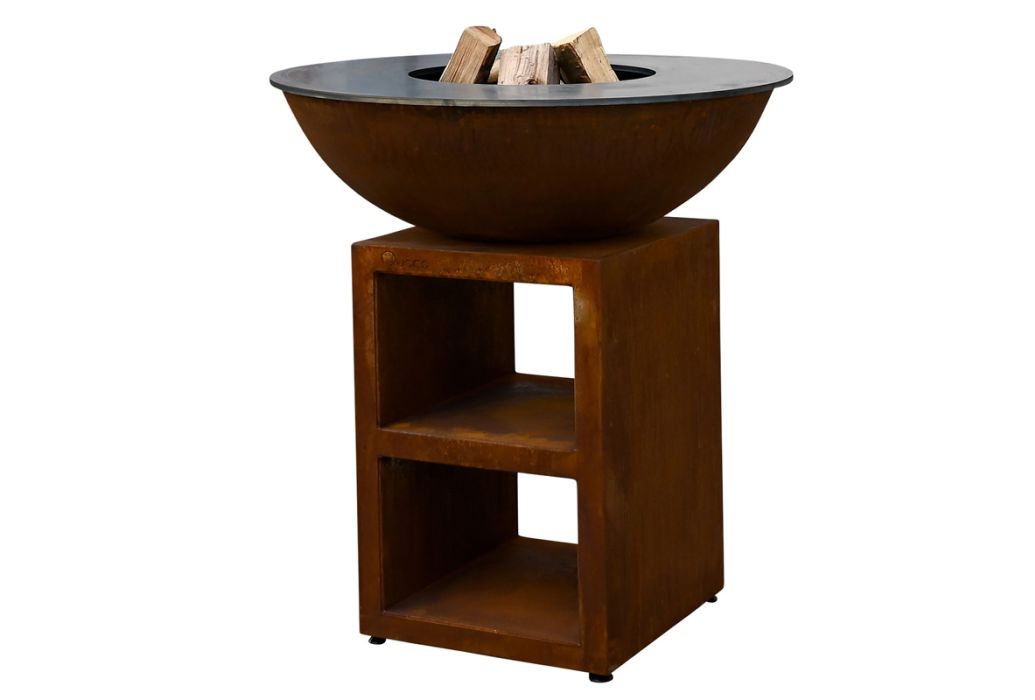 Quoco Piatto Large Corten zijaanzicht rechts