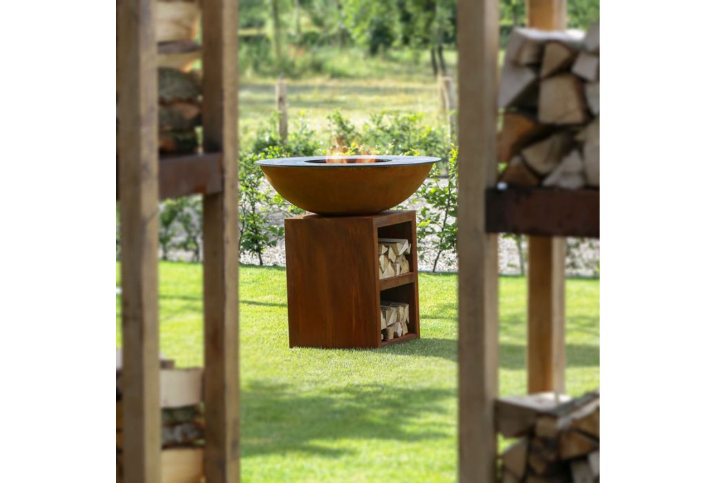 Quoco Piatto Large Corten brandend