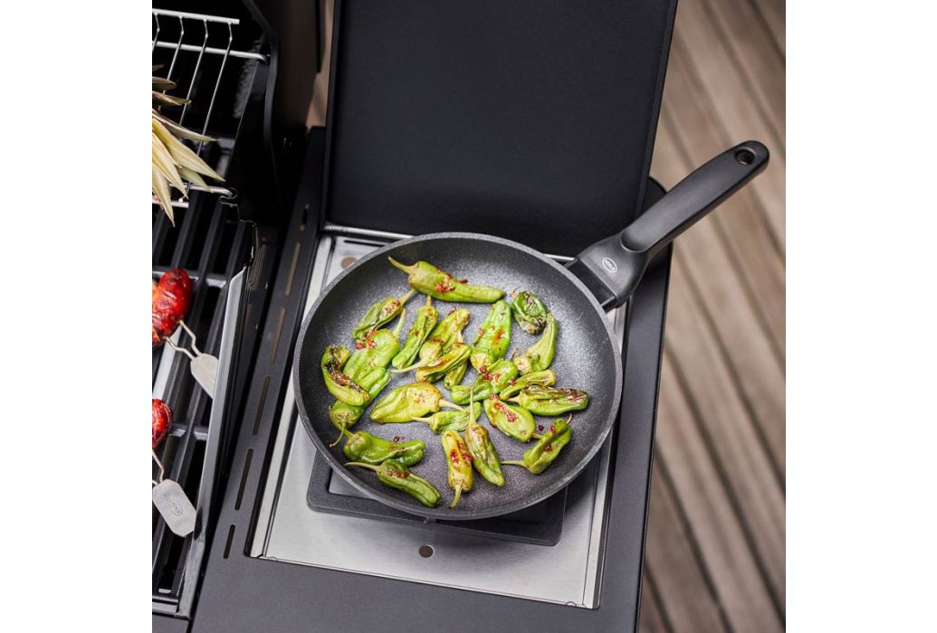 Rösle gas bbq Videro Pro G3-S Vario+ zijbrander