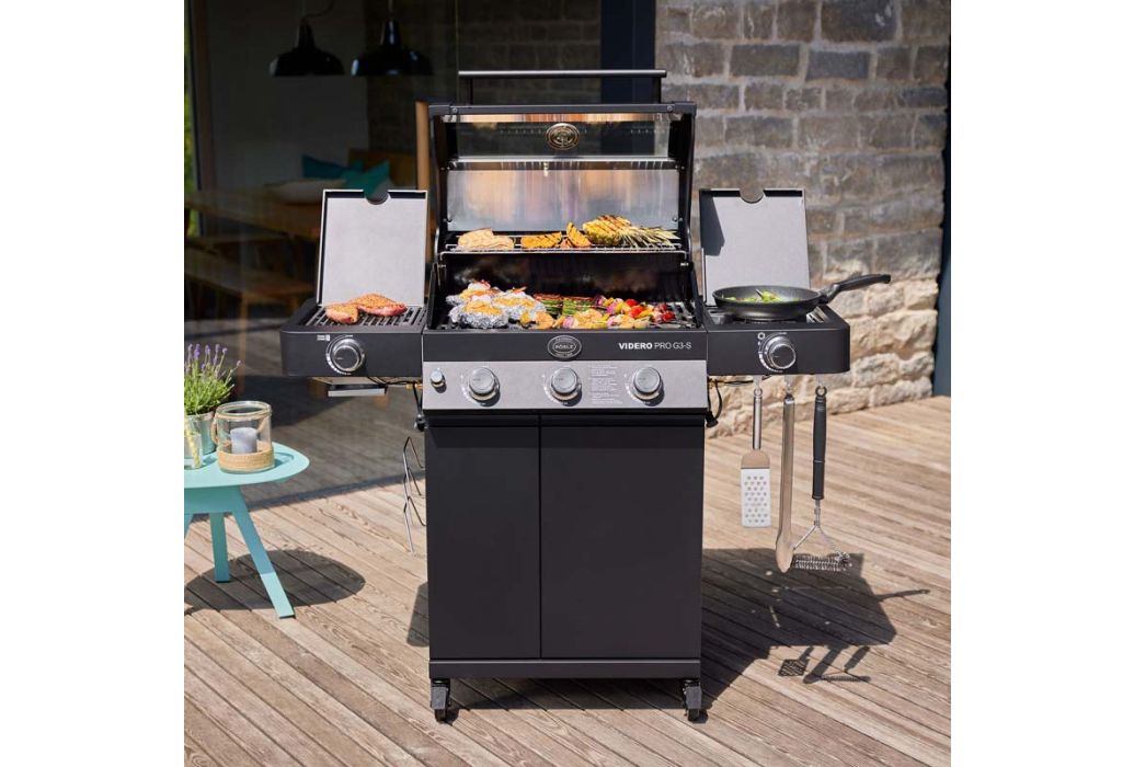 Rösle gas bbq Videro Pro G3-S Vario+ in gebruik