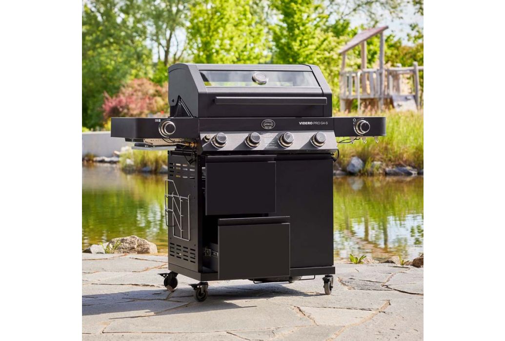 Rösle gas bbq Videro Pro G4-S Vario+ buiten