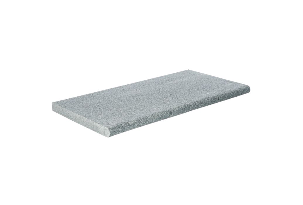 Randtegel set Kiruna voor ovaal zwembad Mountain Grey straight