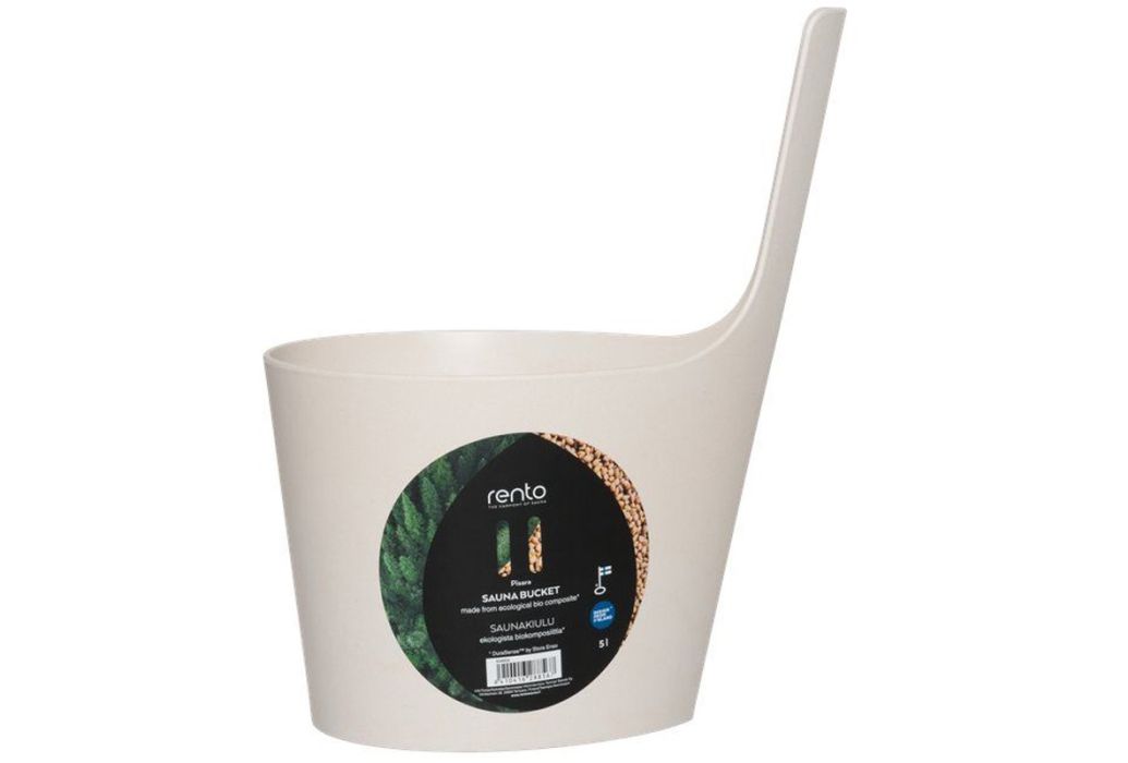 Rento Pisara sauna emmer wit 5 liter