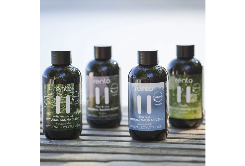 Rento sauna geuren cadeaupakket 4 x 100 ml sfeerbeeld