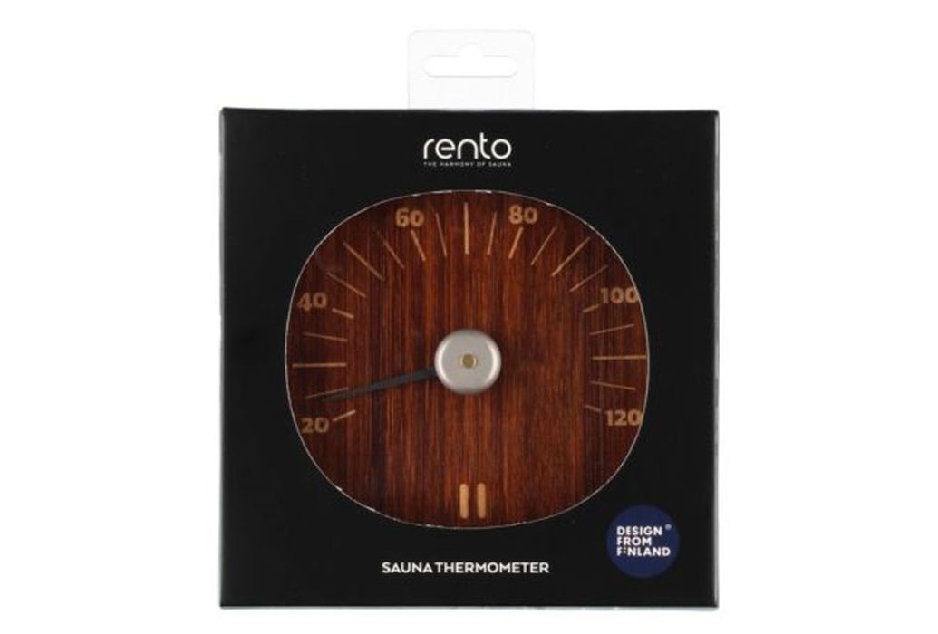 Rento thermometer sauna bamboe verpakking