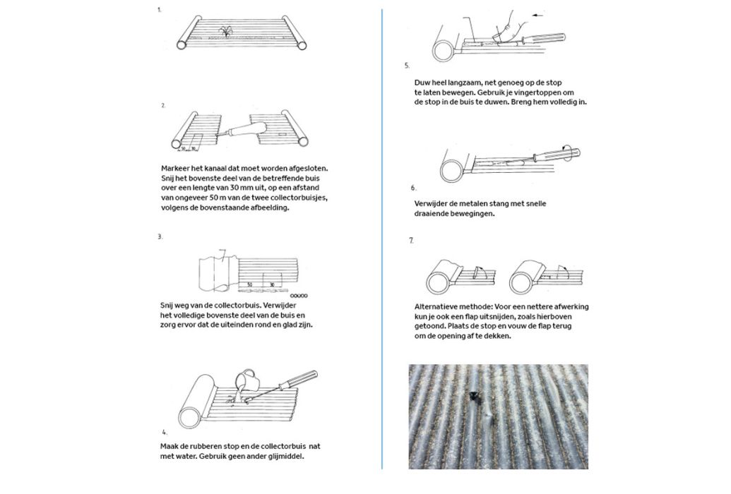 FAFCO zonnecollector reparatie set