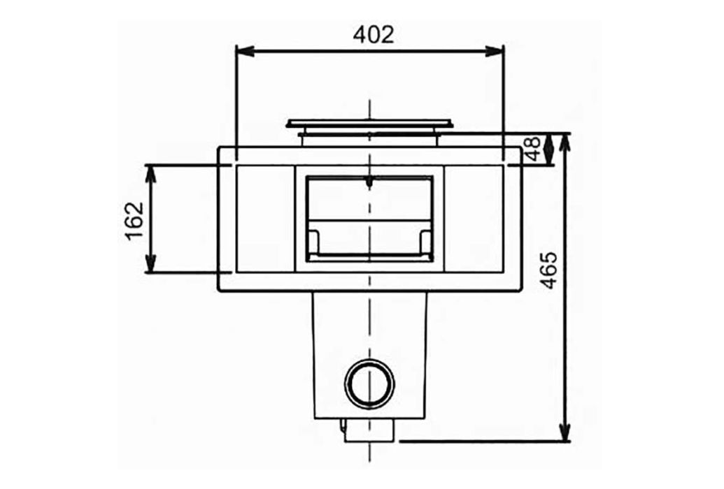 Afmetingen BWT skimmer breedbek | lichtblauw