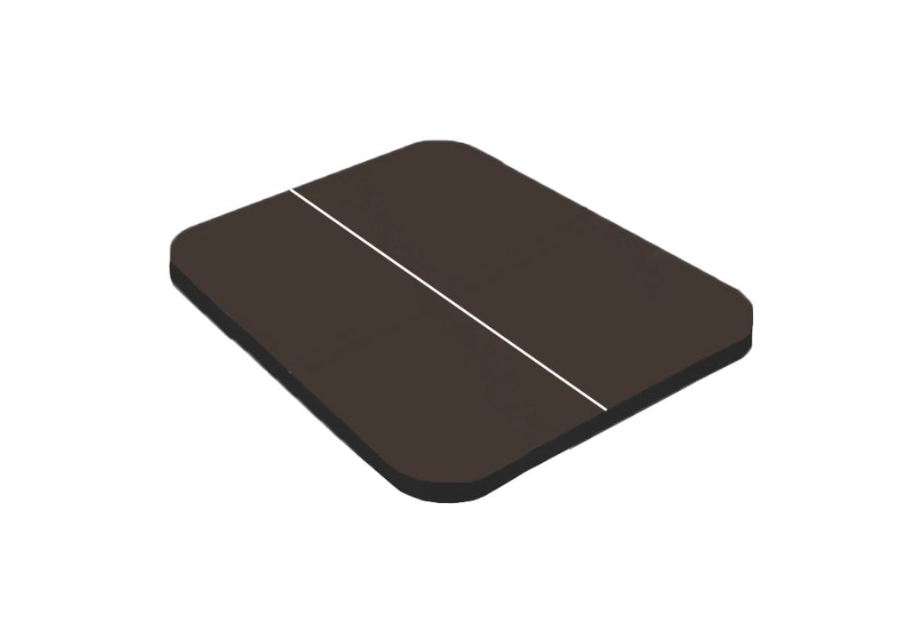 Spa cover HotSpring Grandee/Vista/Summit - Reversed - 253 x 229 cm | Weathershield Mahogany