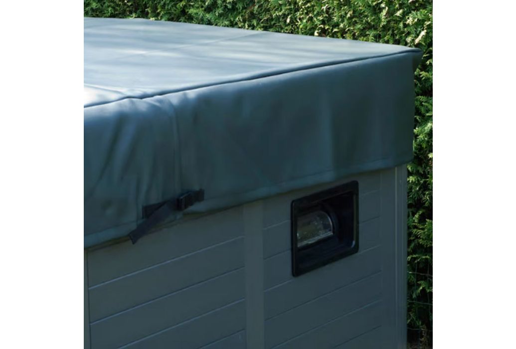 Spa cover protector vinyl Espresso 205 x 205 cm