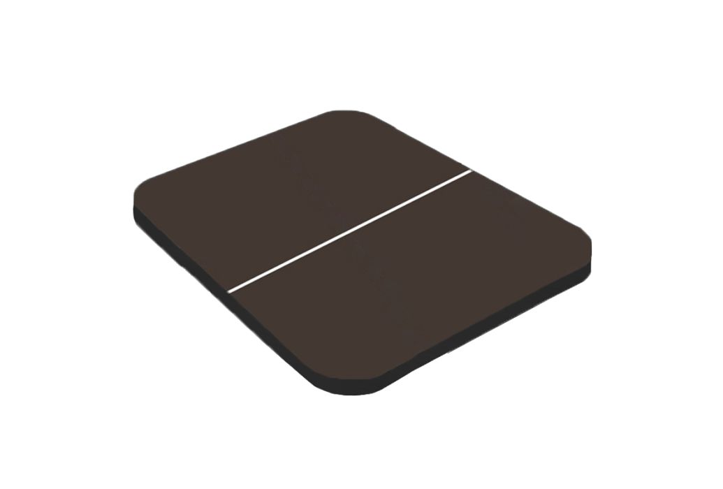 Spa cover Sundance Marin - 234 x 193 cm – speaker uitsparingen Weathershield Mahogany