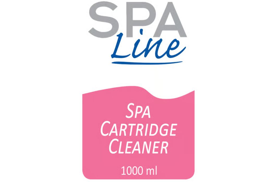 SPA Line Cartridge Spafilter Cleaner vloeibaar 1 liter label