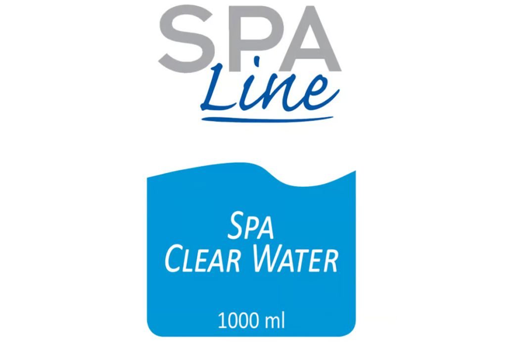 Spa Line Clear Water label