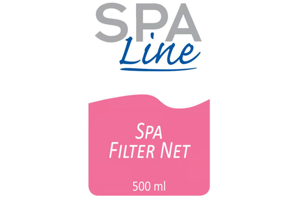 Spa Line filterreiniger inclusief spraypistool label