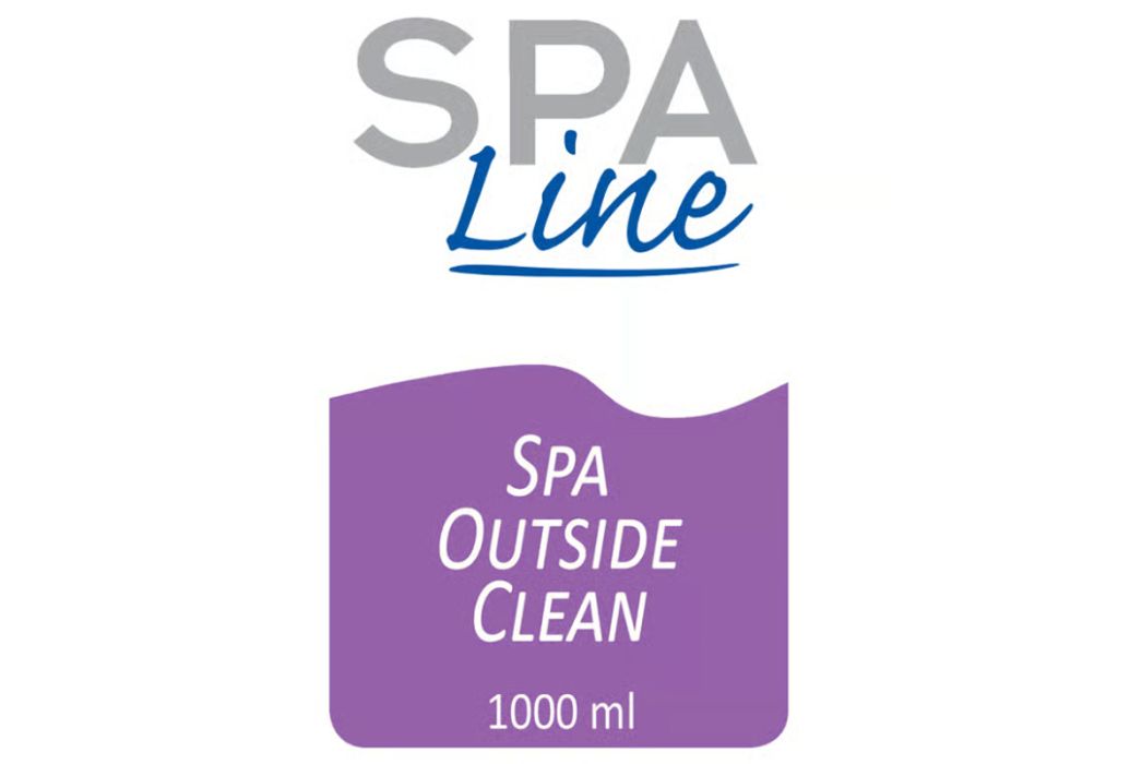 SPA Line Outside Clean reiniger label