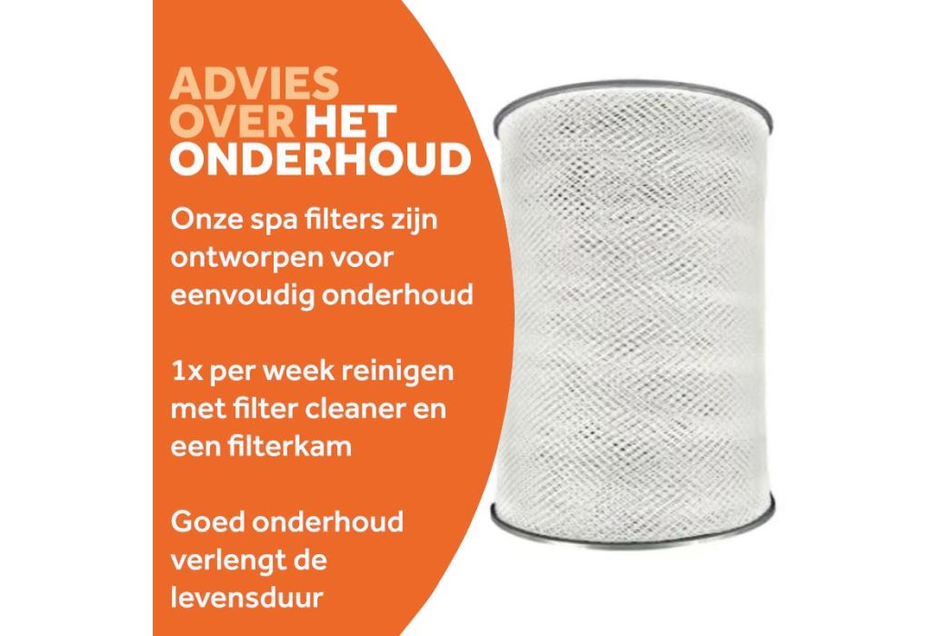 Spa Line Smart spa filter F2M (SC720, 6CH-502) advies in onderhoud