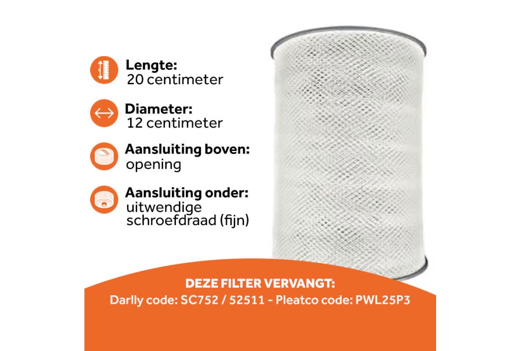 Spa Line Smart spa filter F2S kenmerken
