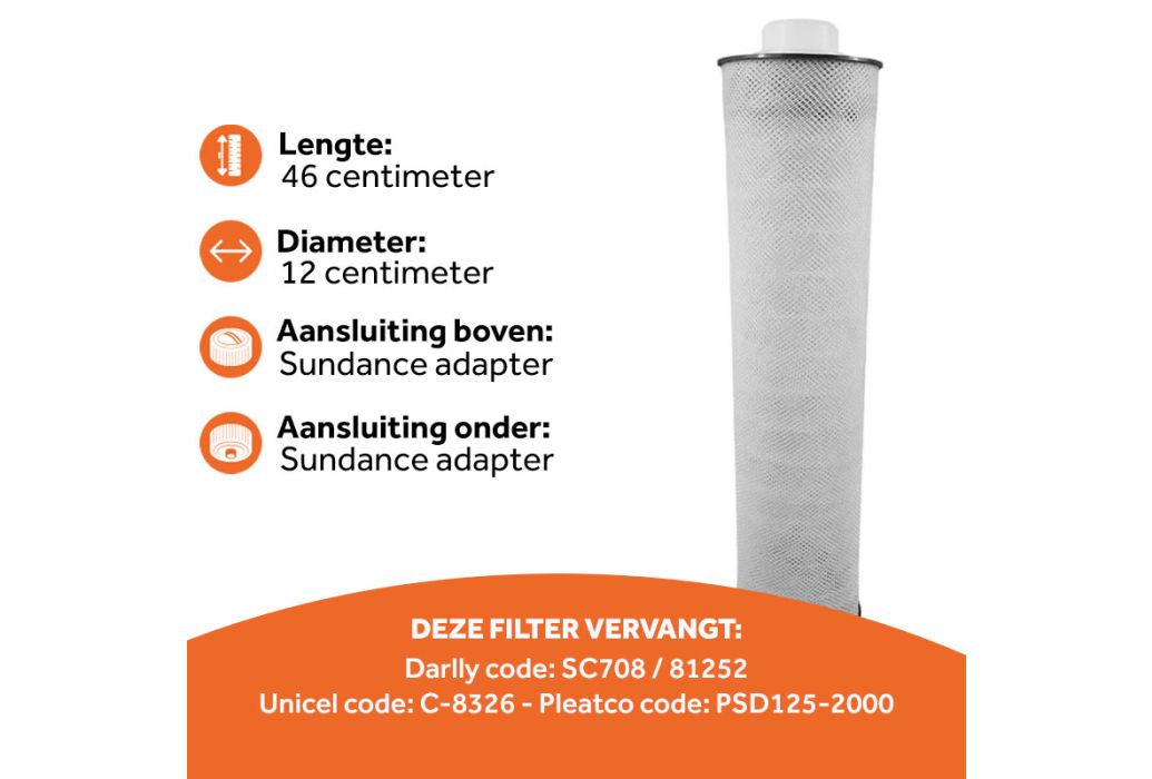 Spa Line Smart spa filter Sundance (SC708, C-8326) kenmerken
