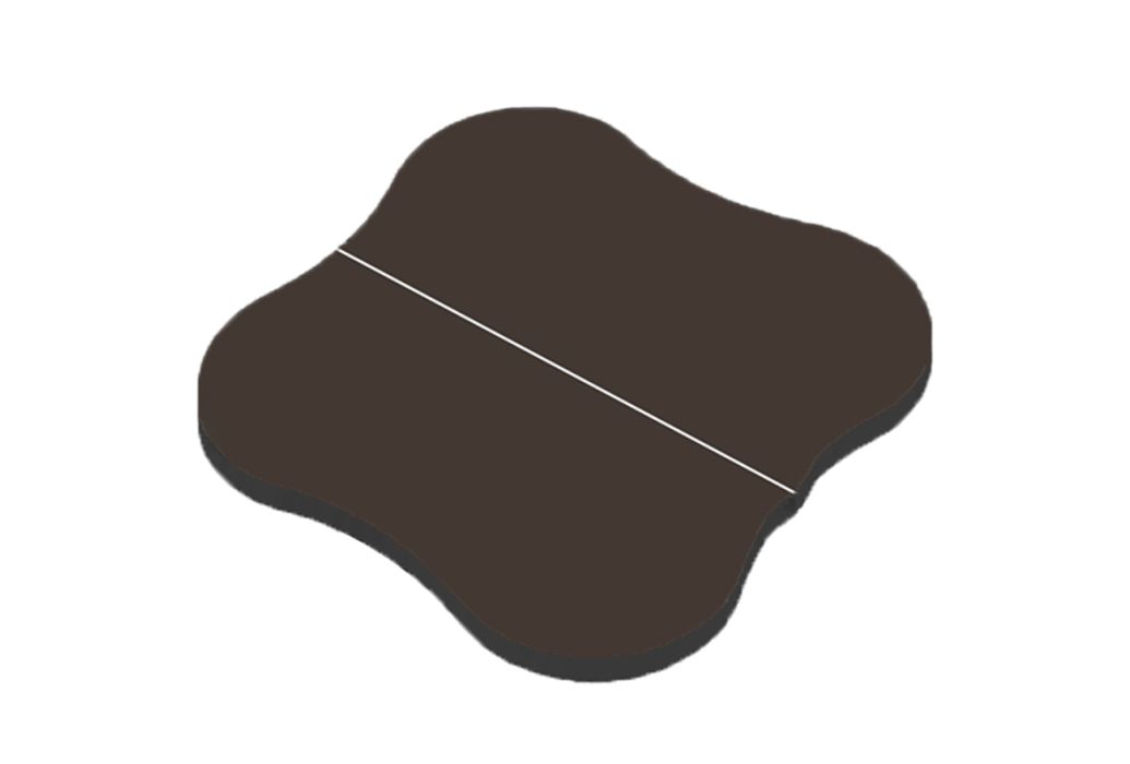 Spa cover Dimension One Lotus Bay 232 x 232 cm | Weathershield-Mahogany