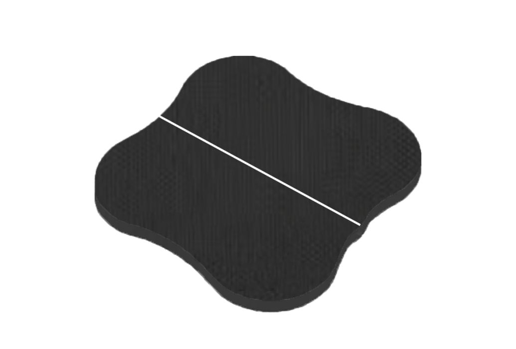 Spa cover Dimension One Lotus Bay 232 x 232 cm Weathershield Black