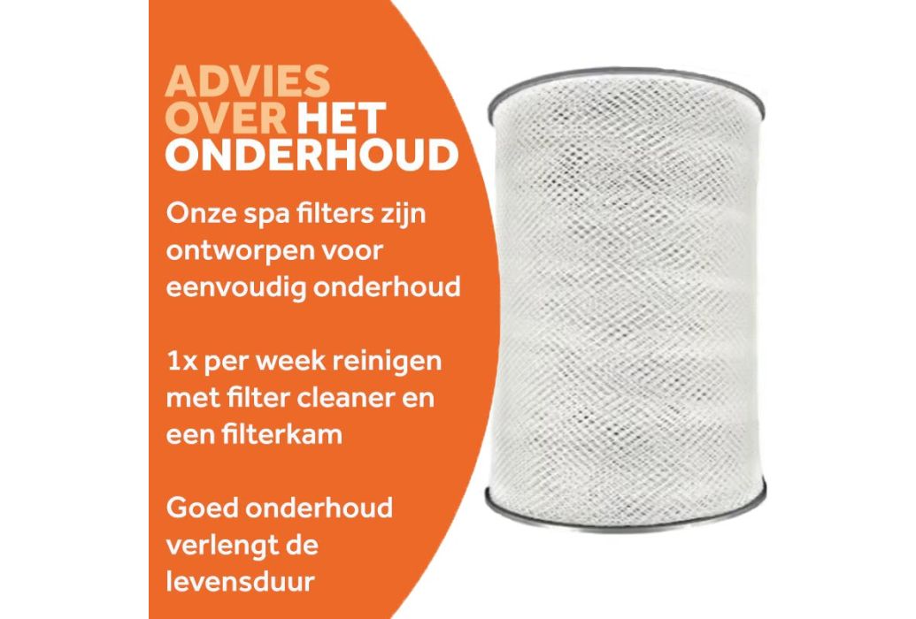Spa Line Smart spa filter F2S advies onderhoud