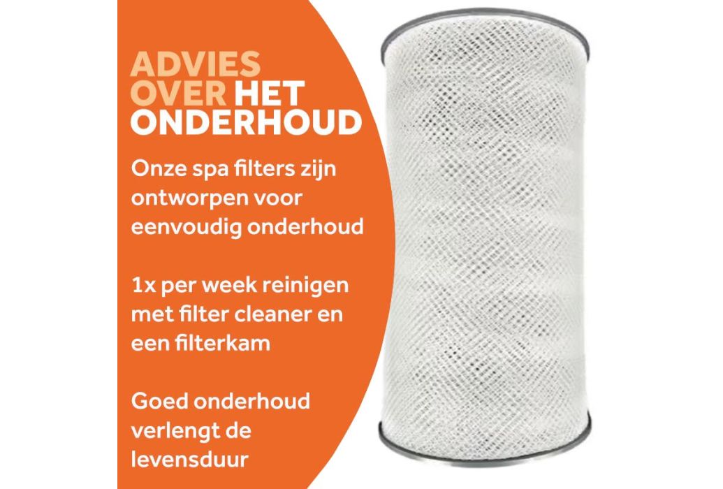 Spa Line Smart spa filter P4 advies in onderhoud