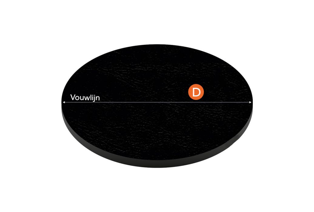 Spa cover Ø 196,6 cm Black