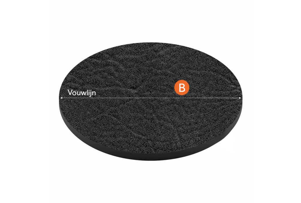 Spa cover Ø 221 cm Charcoal