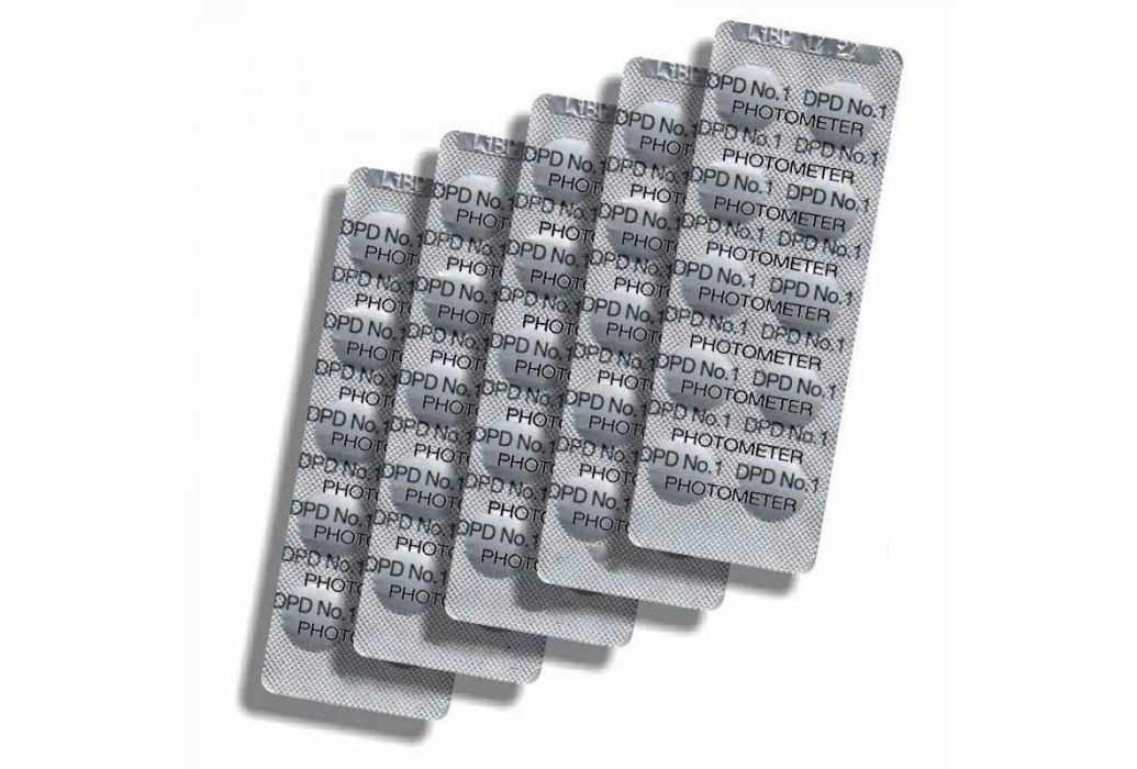 Splash-X 50 x DPD1 tabletten tabletten voor fotometer