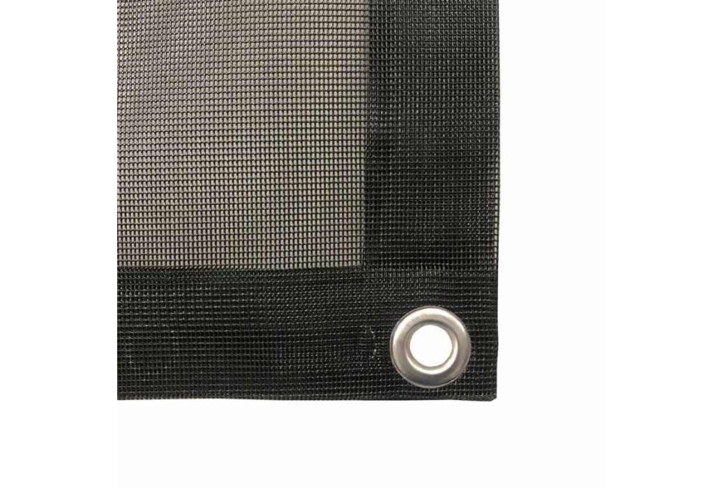 Splash-X Afdeknet vijver PVC gecoat 2 x 3 meter zwart