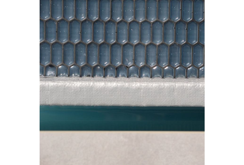 Splash-X Aveolar geobubble zomerzeil 500 micron grijs rechthoekig model