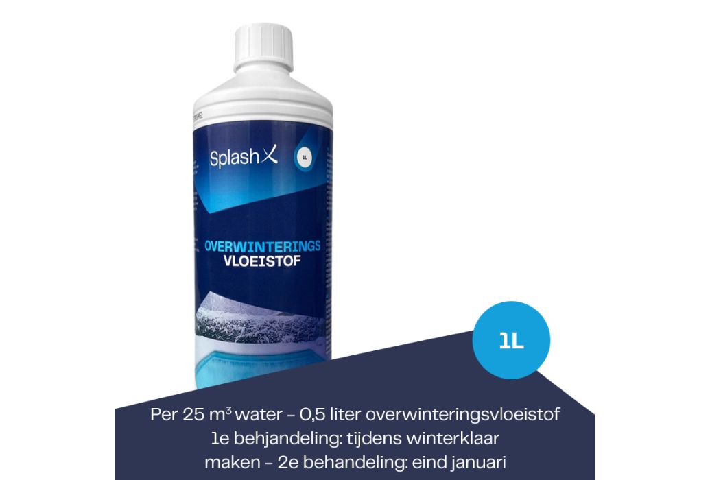 Splash-X overwinteringsvloeistof | 1 liter hoge concentratie gebruik