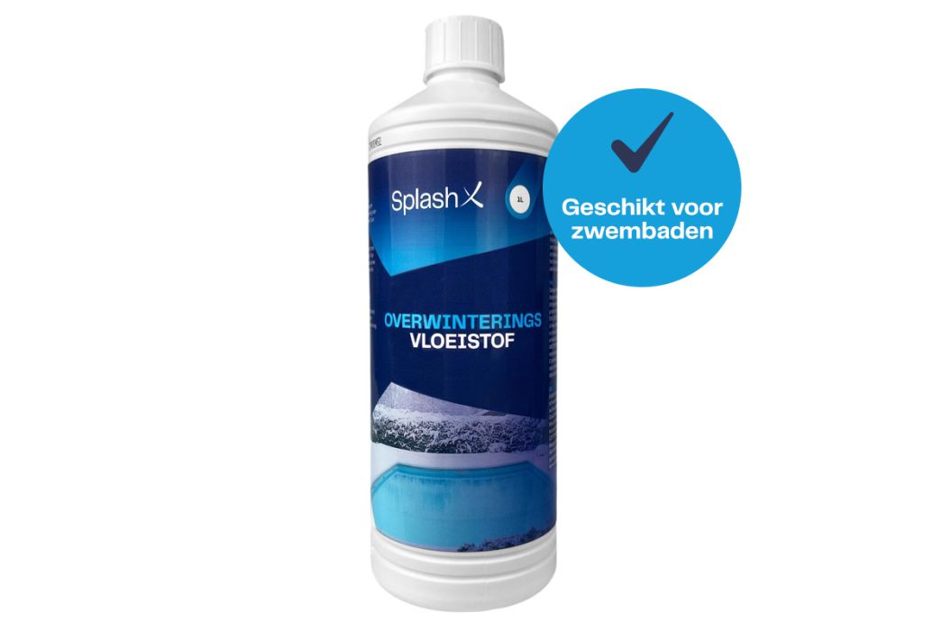 Splash-X overwinteringsvloeistof | 1 liter hoge concentratie geschikt voor zwembaden
