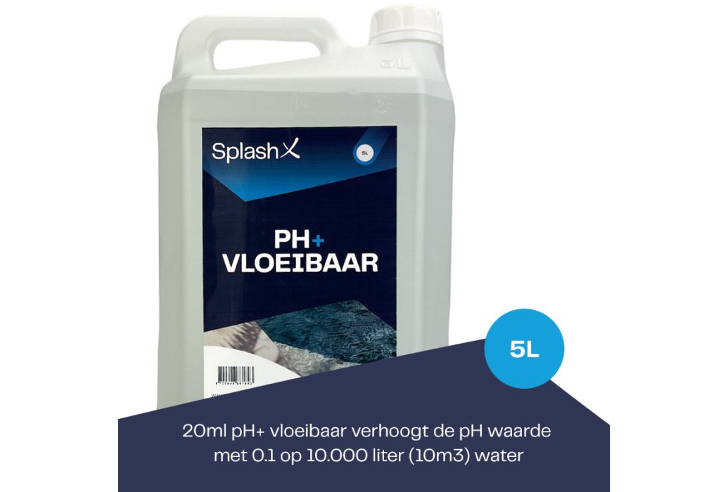 Splash-X pH+ vloeibaar 5 liter