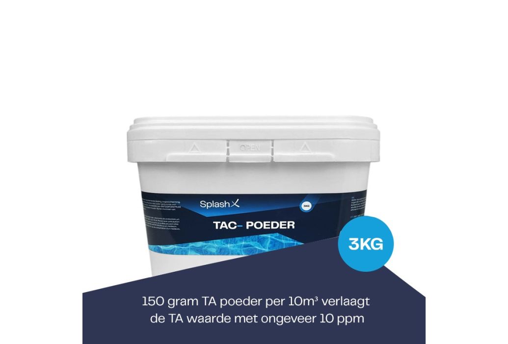 Splash-X TAC- poeder 3 kg gebruik
