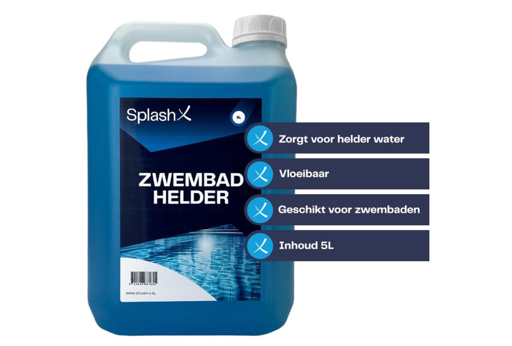 Splash-X zwembad helder 5 liter