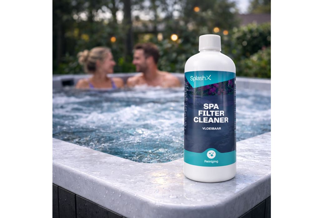 Splash-X Spa Filter Cleaner vloeibaar 1 liter sfeerbeeld