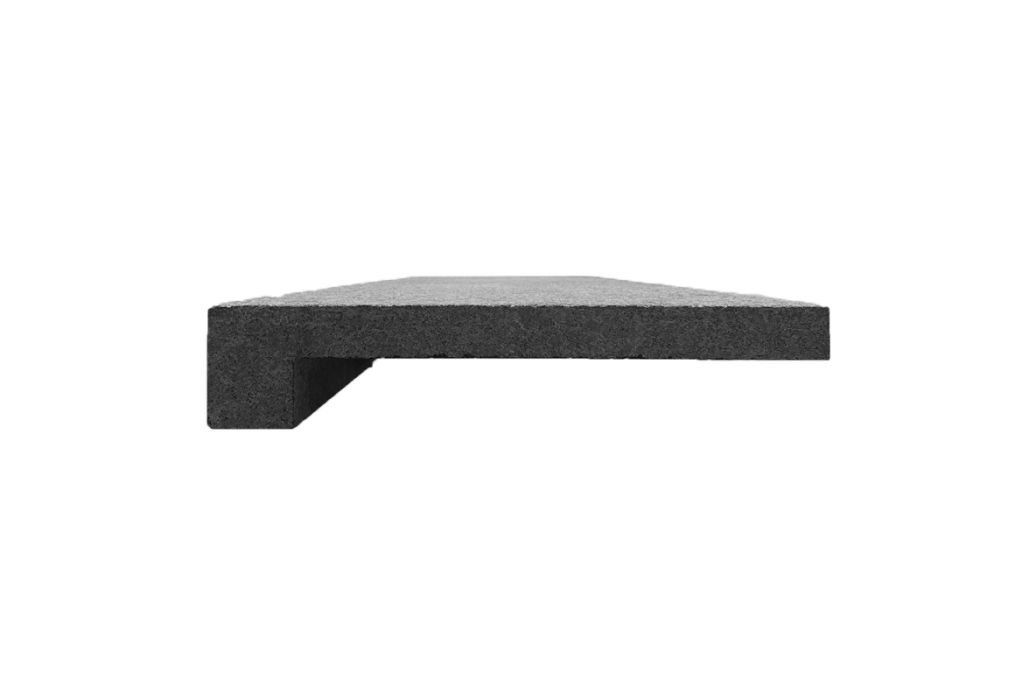 Splash-X zwembad randtegel basalt | 100 x 30 cm