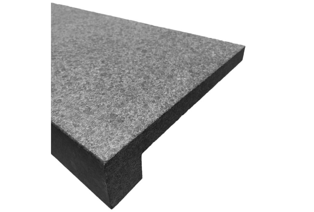 Splash-X zwembad randtegel basalt | 100 x 30 cm