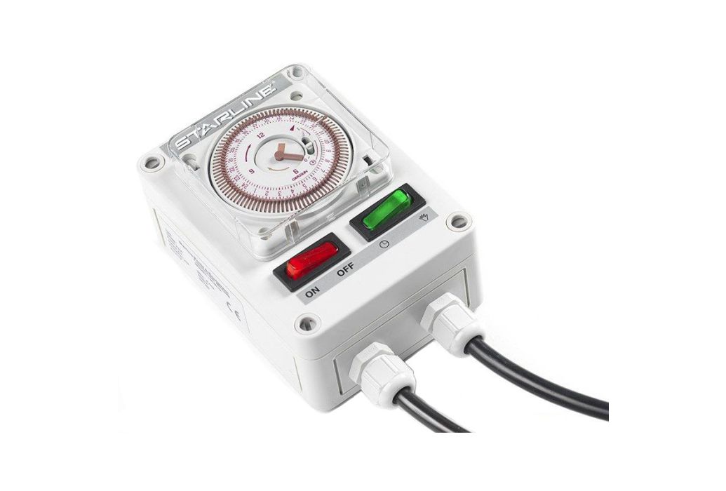 Starline Timer Control tijdklok voor het in-en uitschakelen van een filterpomp. 