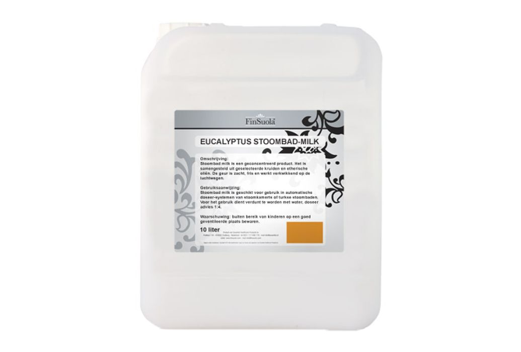 Stoombad melk eucalyptus 10 liter